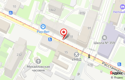 Сталь-Череповец на карте