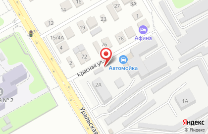 Автотехсервис в Ленинском районе на карте