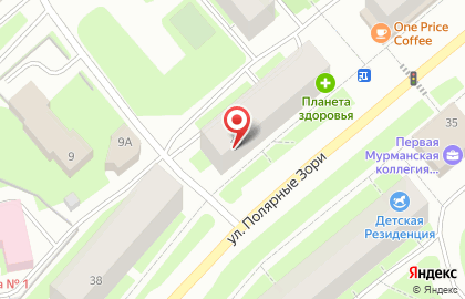 Дельта в Мурманске на карте