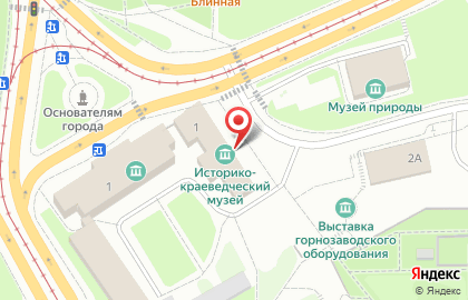 Краеведческий музей в Екатеринбурге на карте
