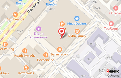 Магазин Воды России в Тверском районе на карте