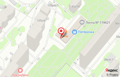 Автомат по продаже питьевой воды в Обручевском районе на карте
