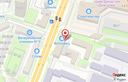 Кафе Арсенал на проспекте Михаила Нагибина на карте