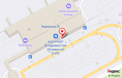 Авиакомпания S7 Airlines во Владивостоке на карте