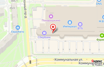 Магазин Мобител на Коммунальной улице на карте