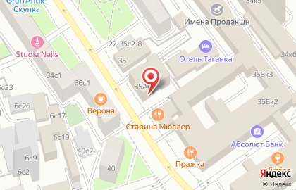 Автомойка Московский паркинг на Крестьянской заставе на карте