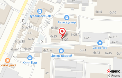 Магазин сантехники Дамирус в Складском проезде на карте