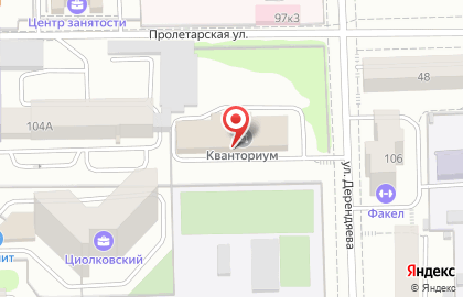 Центр технического творчества на Пролетарской улице на карте