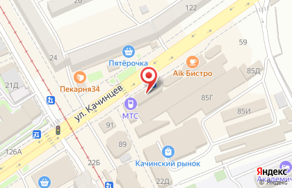 Магазин подержанных и новых товаров Золотой Стандарт в Дзержинском районе на карте