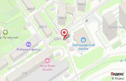 Киоск по продаже фруктов и овощей в Новосибирске на карте
