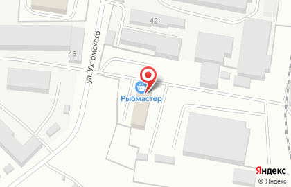 Торговая компания Рыбмастер в Железнодорожном районе на карте