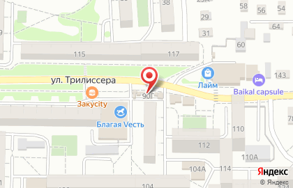 Киоск по продаже мороженого в Октябрьском районе на карте