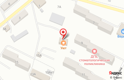 Кафе домашней кухни Уют на карте