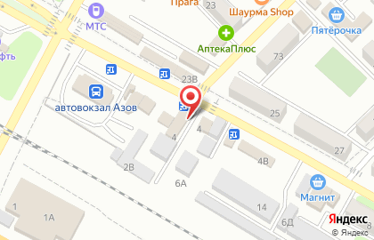 Автотранспортное предприятие Золотая Нива на Привокзальной улице на карте