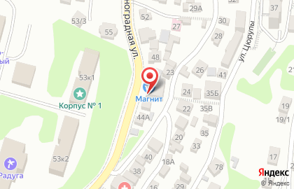 Магнит-Косметик на Виноградной улице на карте