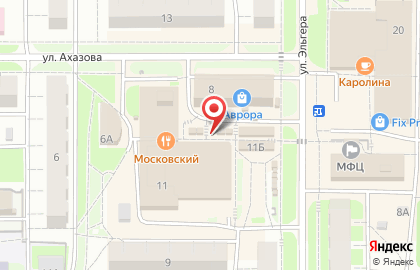 Супермаркет Магнит на улице Эльгера на карте