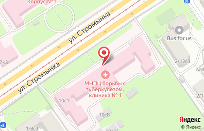 Московский научно-практический центр борьбы с туберкулёзом в Москве на карте