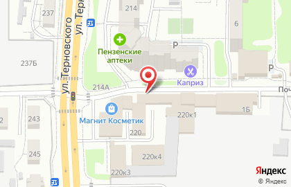 Магазин в Пензе на карте
