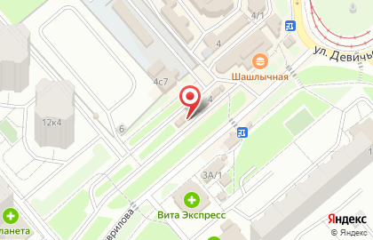 Магазин фруктов и овощей в Москве на карте