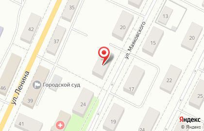 Адвокатская контора №2 на улице Маяковского на карте