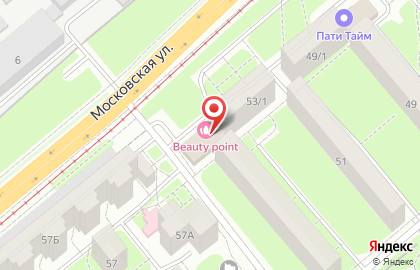Центрально-Черноземный банк Сбербанка России на Московской улице, 53/1 на карте