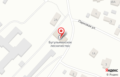 Бугульминское лесничество на карте