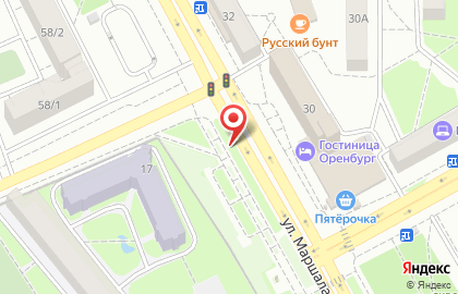 TeleTrade-Оренбург на улице Маршала Жукова на карте