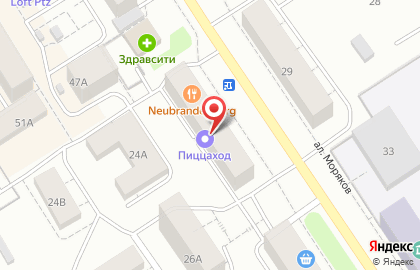 Пивной дом Нойбранденбург в Петрозаводске на карте