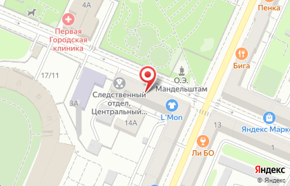 Туристическое агентство Глобус на улице Чайковского на карте
