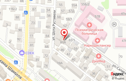 Школа художественной гимнастики Pirouette на улице Салаватова на карте