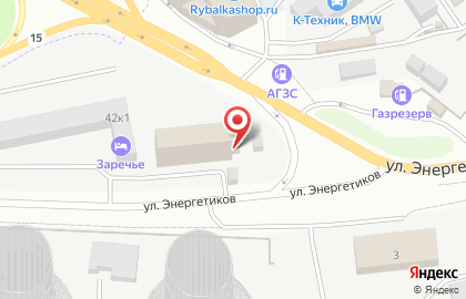 Хостел Заречье на карте