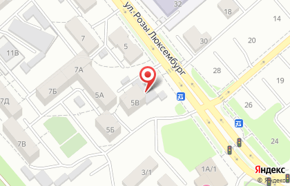 Шинный центр Байкал-Шина на улице Розы Люксембург на карте
