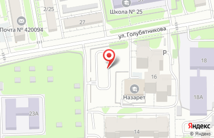 Автостоянка в Казани на карте