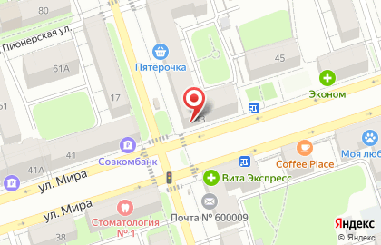 Аптека Озерки во Владимире на карте