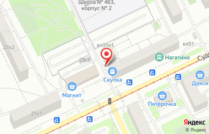 Магазин фруктов в Москве на карте