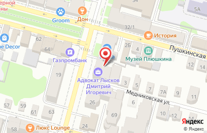 Адвокат Лысков Дмитрий Игоревич на карте