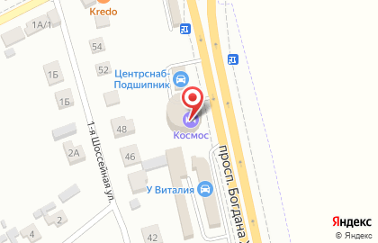 Отель Космос в Белгороде на карте