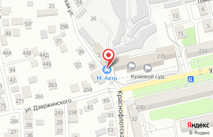 Ставропольский Экспертный Центр на улице Дзержинского на карте