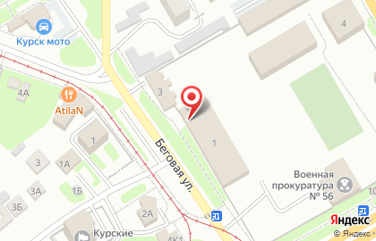 Военная комендатура Курского гарнизона на карте