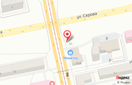 Киоск по продаже выпечки в Екатеринбурге на карте