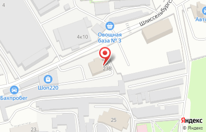 Курьерская служба ДАЙМЭКС на Шлиссельбургской улице на карте