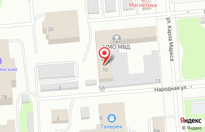 Управление МВД России по Свердловской области в г. Серов Управление по вопросам миграции на карте