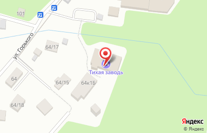 Тихая заводь на карте