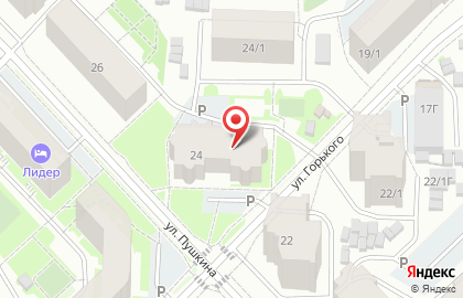 Прачечная на улице Пушкина на карте