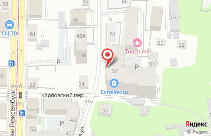 Торгово-монтажная компания Антей на Большой Подгорной улице на карте