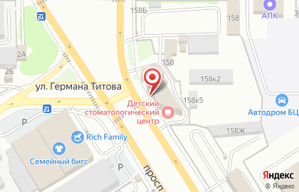 Торговая компания Феррон в Октябрьском районе на карте