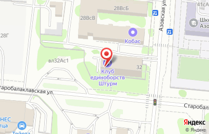Московская Академия Гимнастики на Азовской улице на карте