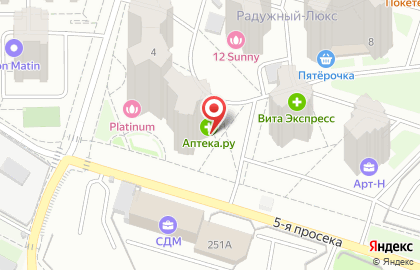 Магазин Пивная заправка в Октябрьском районе на карте