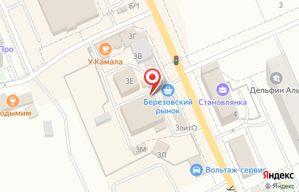 Продуктовый магазин, ООО Минимаг, г. Березовский на карте