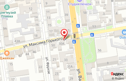 Химчистка ПятнOff на улице Максима Горького на карте